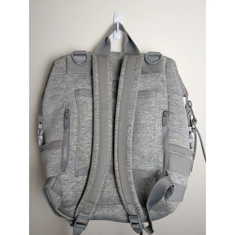 Dagne Dover Indi Neoprene Diaper Backpack Bag - Heather Grey Large Baby Travel